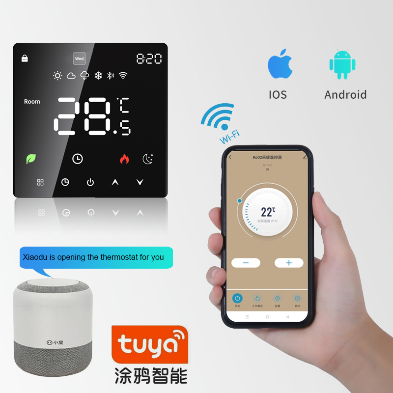 Termostat Wi-Fi Sentuh Model K6