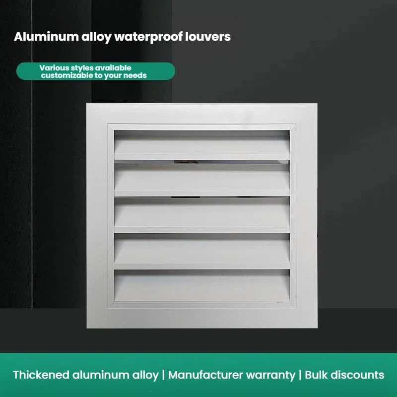 Aluminium Weatherproof Louvered Vent Grille