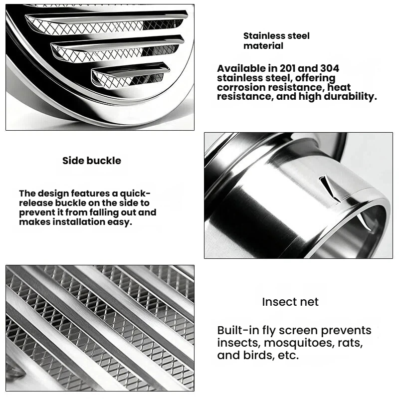 Gril Louvered aluminium bolong Hood