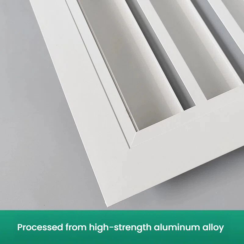 Aluminium Weatherproof Louvered Vent Grille