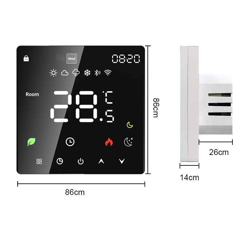 Termostat Wi-Fi Sentuh Model K6