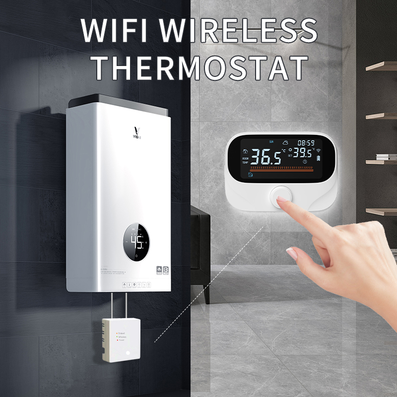 Termostat Pintar WiFi Tuya dengan Paparan Boleh Tukar °C/°F