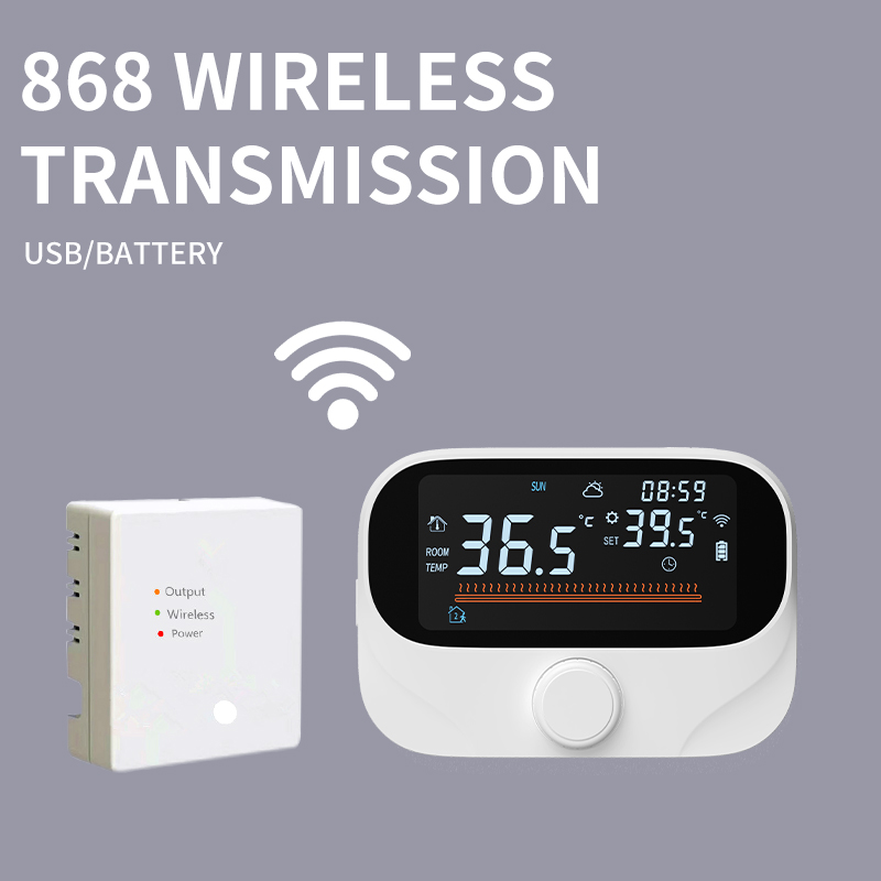 Termostat Pintar WiFi Tuya dengan Paparan Boleh Tukar °C/°F