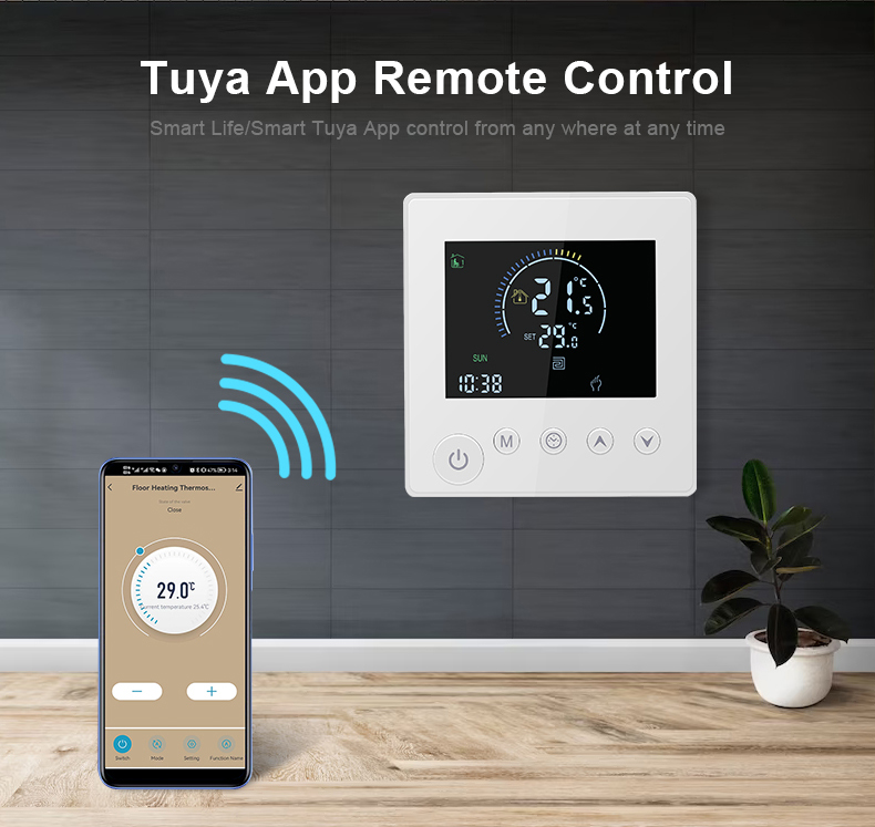 Model K1M butang WiFi termostat
