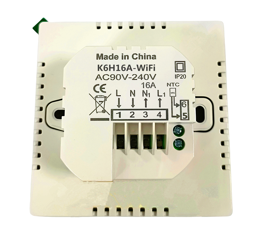 Termostat Wi-Fi Sentuh Model K6