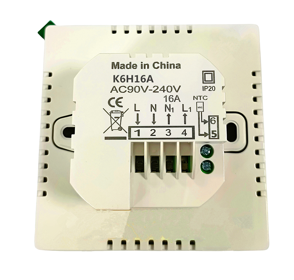 Termostat Wi-Fi Sentuh Model K6