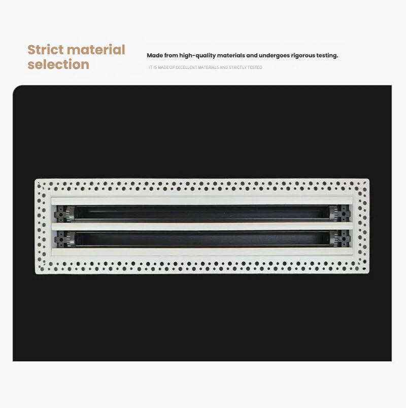 Plester-in penyebar Slot Linear laras