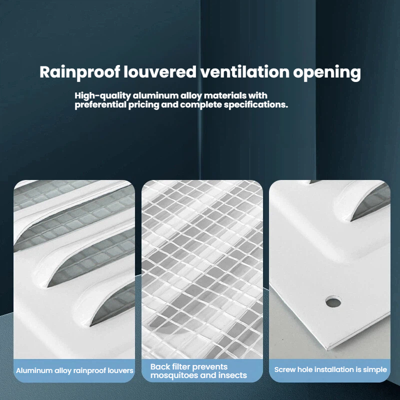 Louvered liang udara/kembali gril bolong udara