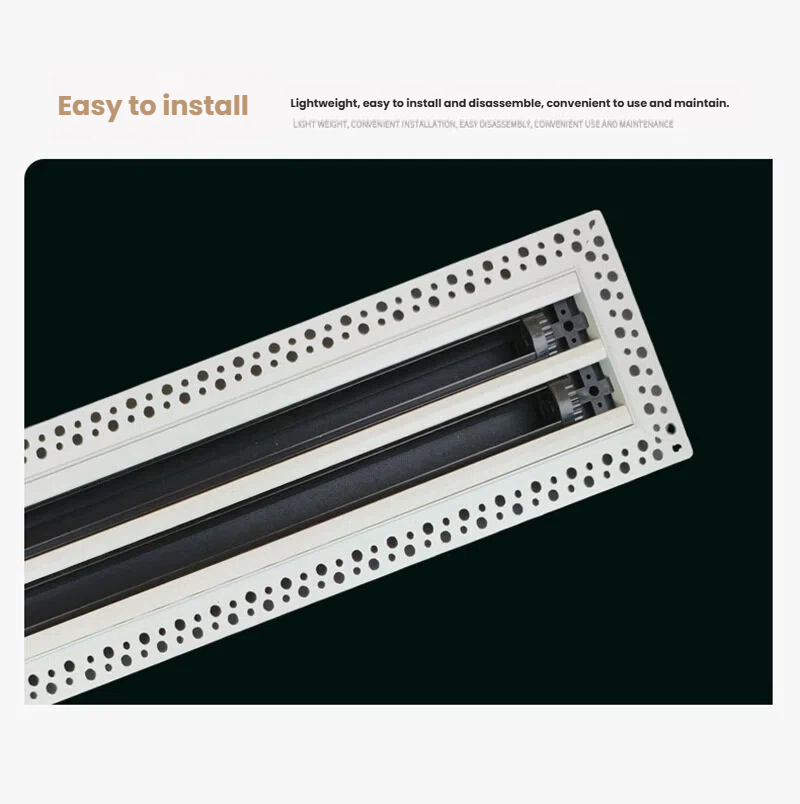 Plester-in penyebar Slot Linear laras